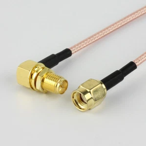 2x Cable de extensión de antena receptor transmisor RP-SMA a RP-SMA FR Drone FPV - Imagen 1 de 8
