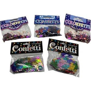 Lot of 5 Packages Metallic Confetti Baby Birthday Theme Bears Party Sealed - Picture 1 of 8