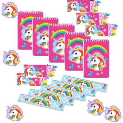 AMSCAN Einhorn 20 Stück Mitgebsel zur Mottoparty Kindergeburtstag Kinderparty neu