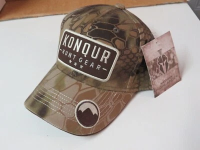 Konqur Hunting Gear Camo Outdoor Ball Cap Hat Kryptek Highlander NWT - Image 1 of 4