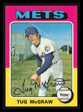 Tug McGraw 1975 Topps #67  New York Mets