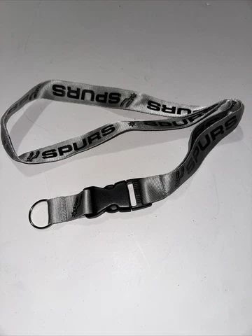 San Antonio Spurs NBA Gray Lanyard Key Ring Cover