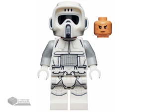 LEGO® Minifig sw1182 - Imperial Scout Trooper, Hoth - Female, Dual Molded Helmet - Imagen 1 de 1