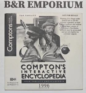 Compton's Interactive Encyclopedia 1996 Ed. - (Compton's NewMedia) - Used CD-ROM - Picture 1 of 3