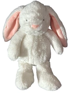 Carter’s Musical weißer Osterhase Hase Plüsch Baby Brahams Wiegenlied rosa Ohren - Bild 1 von 4