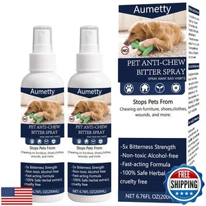 Bitter Apple Spray for Dogs to Stop Chewing and Licking - No Chew Deterrent S - Picture 1 of 5