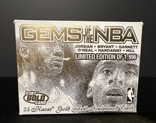 Fleer Gems of the NBA Premiere Edition 0224/1996 23KT Gold Cards SET w/ COA