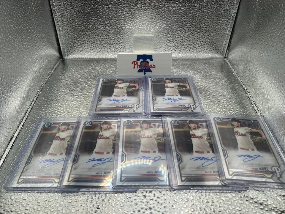 (1) 2021 Bowman Chrome  MICK ABEL AUTO  Phillies Qty Avail - Image 1 of 1