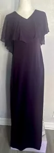 Abito da sera formale elegante viola taglia 8 - Foto 1 di 13
