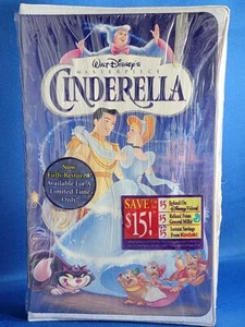 SEALED Cinderella Walt Disney Platinum Masterpiece Edition VHS Tape New - Picture 1 of 6