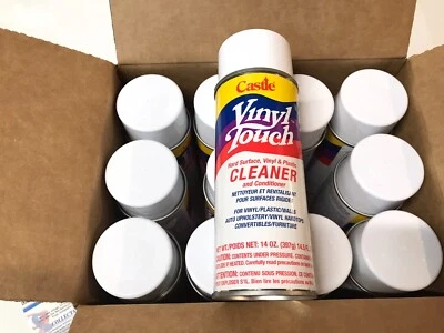 Castle VINYL TOUCH NEW SEALED 12-Pack (Case) by NDS Supply 14oz ea. Aresole — 第 1/4 张图片