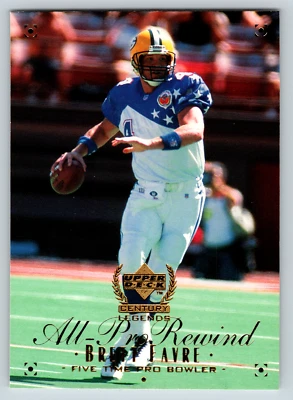 Brett Favre 1999 Upper Deck Century Legends   APR #101 Green Bay Packers - Image 1 of 2