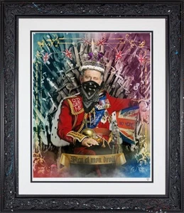 God Save The King By JJ Adams. FRAMED, Brand New with COA. In Stock, - Picture 1 of 2