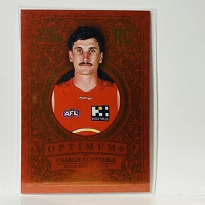 2022 Select AFL Optimum Plus RC Charlie Constable Gold Coast Suns 028/450 OP226 - Picture 1 of 3