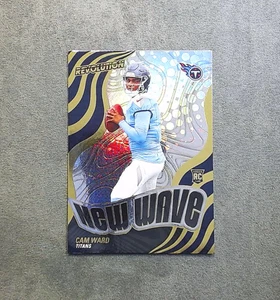 2025 Panini Revolution Football - #4 Cam Ward (RC) New Wave - Picture 1 of 2