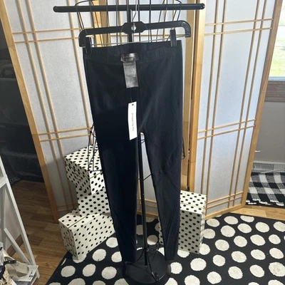 Leggings Alberta Ferretti WOLFORD Negro Perforado Logo Cintura Elástica M Usados en Excelente Condición-Como Nuevos Foto 1 de 4