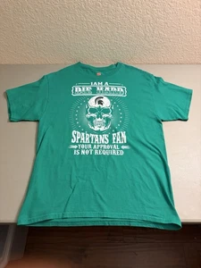 Michigan State Spartans Herren Hemd Large Hanes - Bild 1 von 6