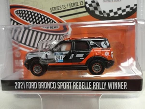 Greenlight 2021 Ford Bronco Sport schwarz & rot läuft leer Serie 13 - Bild 1 von 3