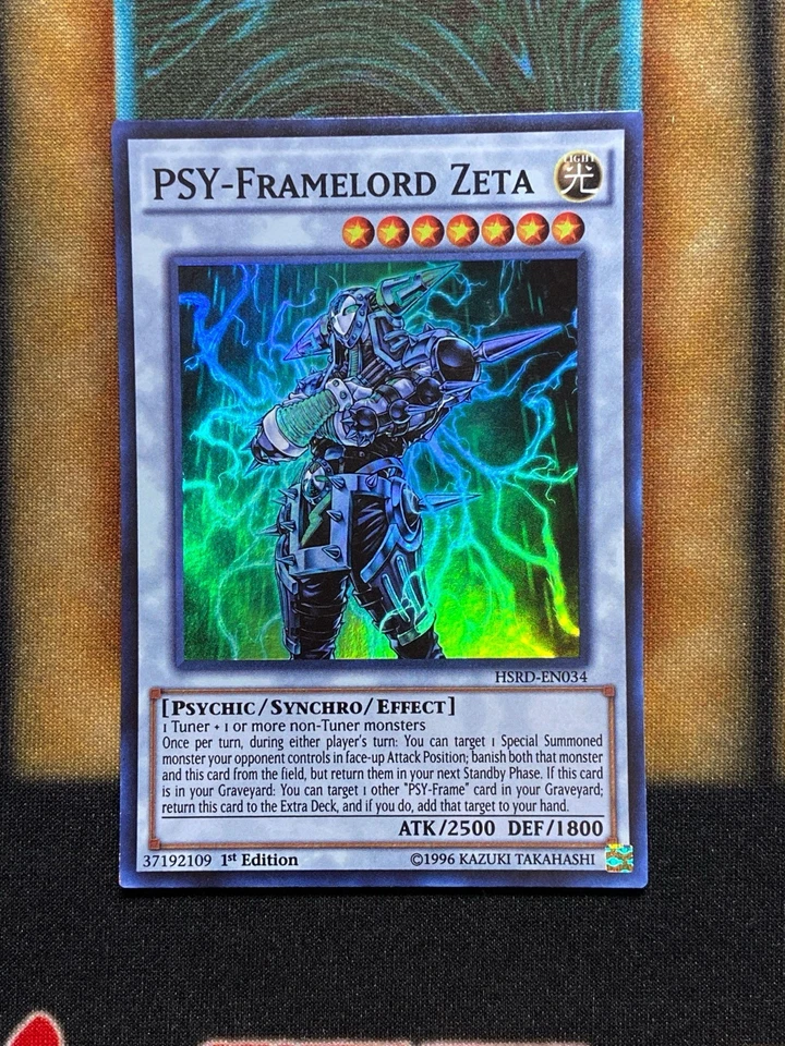 Yugioh PSY-Framelord Zeta HSRD-EN034 Super Rare 1st Ed NM - Image 1 of 1