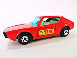 MATCHBOX SUPERFAST 62 « VOITURE DE CHEF DES POMPIERS RENAULT 17 TL ». COMME NEUF. RARE. - Photo 1/9