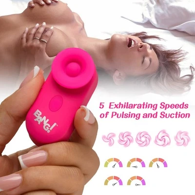 Mini Estimulador de Clítoris de Silicona, Vibrador Suave Impermeable Juguete Sexual Íntimo Foto 1 de 4