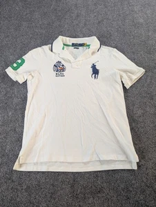 Polo Ralph Lauren Shirt Men’s Small White Big Pony #3 RLYC Crest Classic Fit  - Picture 1 of 8