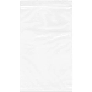 Plymor 5" x 8", 6 Mil Industrial Duty Zipper Reclosable Plastic Bags - Picture 1 of 2