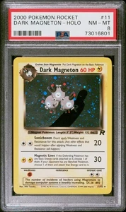 Dark Magneton-Holo 11 Pokemon Rocket PSA 8 - Imagen 1 de 2