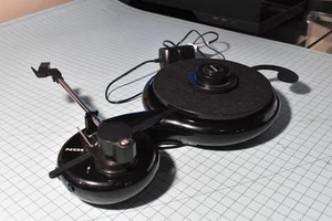 Vertikaler Schallplatten Vinyl Player Turntable Wandmontage Ionen Höhen L P IT95 LESEN - Bild 1 von 12