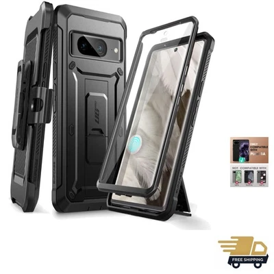 Funda para Google Pixel 8A con Soporte y Clip para Cinturón Unicorn Beetle Pro, [Incorporada... Foto 1 de 4