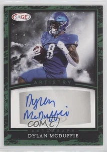 2022 SAGE Artistry Auto Green Dylan McDuffie #A-DM Auto - Picture 1 of 3