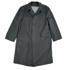 Gabardina negra repelente al agua Larini vintage para hombre talla 36S - Imagen 1 de 7