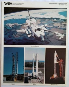N.A.S.A._SYSTEME TRANSPORT SPATIAL_NAVETTE SPATIALE_SCOUT_DELTA_ATLAS-CENTAUR_ - Imagen 1 de 3
