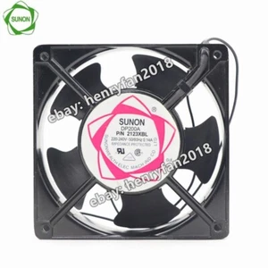 SUNON  DP200A.P/N 2123XBL 220~240V 0.14A 120*120*38MM 2wire Cabinet Cooling Fan - Picture 1 of 6