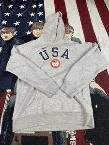 Nike Team USA Olympics Hoodie Gr. L Herren Grau Langarm Pullover Sweatshirt - Bild 1 von 7