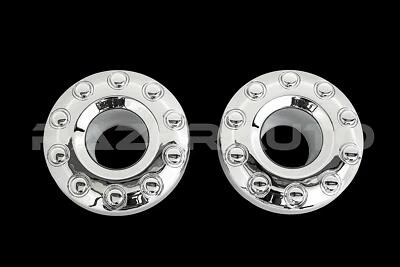 05-17 Ford Super Duty 19" DUALLY Chrome 10 Lug Front Wheel Center Hub Cap 1 Set - Image 1 of 3