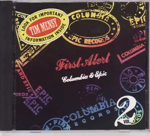 First Alert Vol 2 [3 Track Single] by Tim Mensy (PROMO CD, 1989, Columbia) - Picture 1 of 2