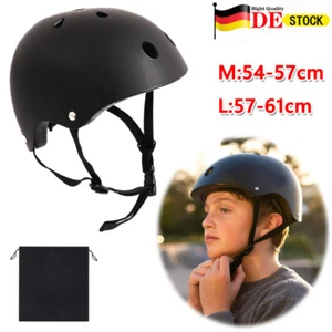 Kinder Erwachsene Fahrradhelm Kinderhelm Skaterhelm Verstellbar Fahrrad Roller - Bild 1 von 19