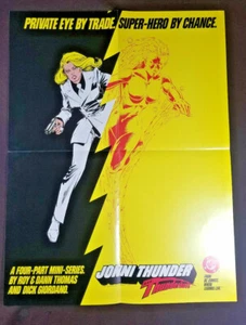 Joni Thunder AKA Thunderbolt DC 1980's Comics Promo Poster - Picture 1 of 4