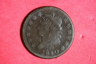 1810 Classic Head Large Cent #K26003 - Image 1 of 2