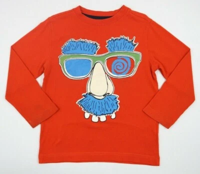 Camiseta Crazy 8 Niños Naranja Manga Larga Gráfica Talla XS 4 Foto 1 de 4