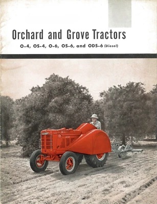 Folleto de tractores International Harvester McCormick Orchard & Grove O-4 O-6 OS-4 Foto 1 de 4