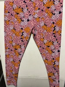 Leggings floreali LulaRoe donna poliestere spandex taglia TC2 - Foto 1 di 2