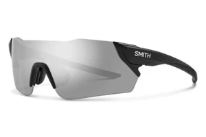 Smith Attack Sunglasses Matte Black ChromaPop Platinum Mirror + Bonus Lens New - Picture 1 of 3