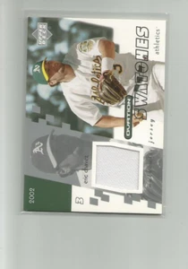 2002 UPPER DECK OVATION SWATCHES #OEC ERIC CHAVEZ   JERSEY   E129B - Picture 1 of 2