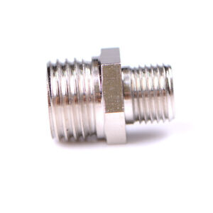 1/4'' BSP Male to 1/8'' BSP Male Airbrush Hose Adaptor Fitting Connector Um . Wa