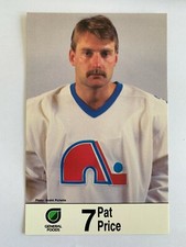 1986-87 Nordiques General Foods #19 Pat Price - Quebec Nordiques Vintage