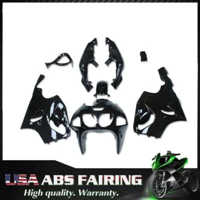 Kit de carenado ABS negro brillante FK apto para Kawasaki Ninja ZX7R l012 1996-2003 Foto 1 de 4