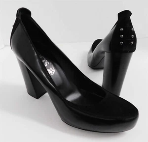 Decolte Tod's nere in pelle scamosciata tacco alto Italia 37,5 - Foto 1 di 6