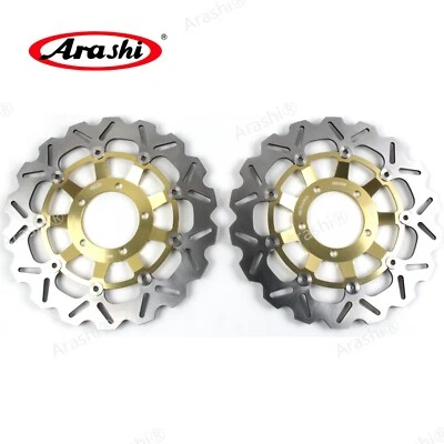 For Triumph Daytona 675 2006-2016 2010 Arashi 310mm Front Brake Disc Rotor GOLD - Image 1 of 4